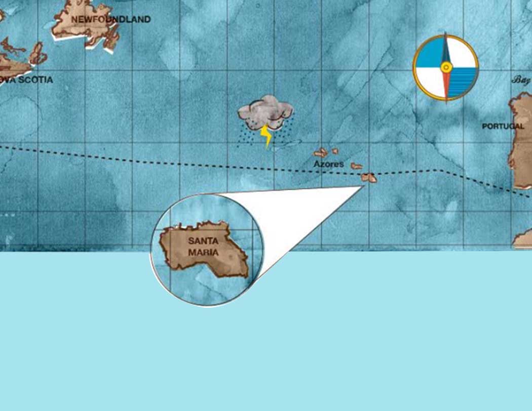 ১৮৭২ সালের ৫ ডিসেম্বর  পর্তুগালের তট থেকে প্রায় দেড় হাজার কিলোমিটার দূরে অতলান্তিক মহাসাগরে আজর দ্বীপের কাছে ব্রিটিশ জাহাজ ‘দি গ্রাসিয়া’ দেখতে পায় মেরিকে।