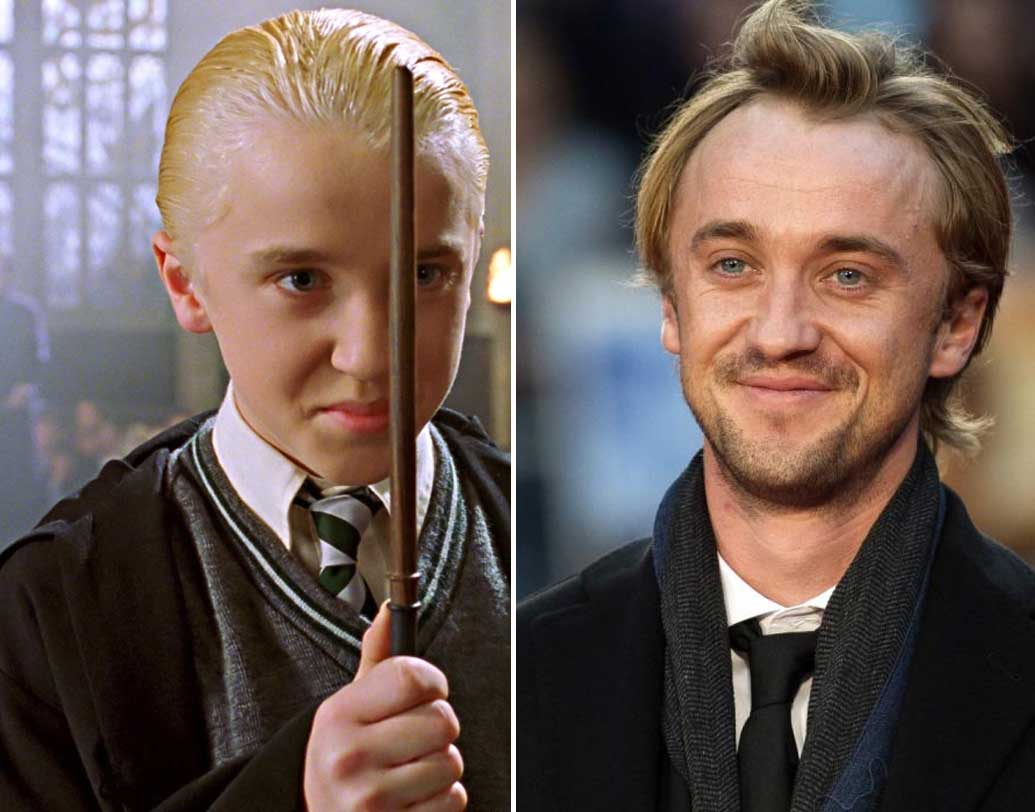 টম ফেল্টন (ড্রাকো ম্যালফয়): ড্রাকো ম্যালফয়ের চরিত্রটি প্রধান চরিত্রের মধ্যে না পড়লেও হ্যারি, হারমায়নি এবং রন চরিত্রগুলির মতোই অন্যতম ছিল। ২০১০ এবং ২০১১ সালে তিনি বেস্ট ভিলেনের জন্য বিশেষ পুরস্কার পান। এ ছাড়াও তিনি বহু সিনেমায় অভিনয় করেছেন।