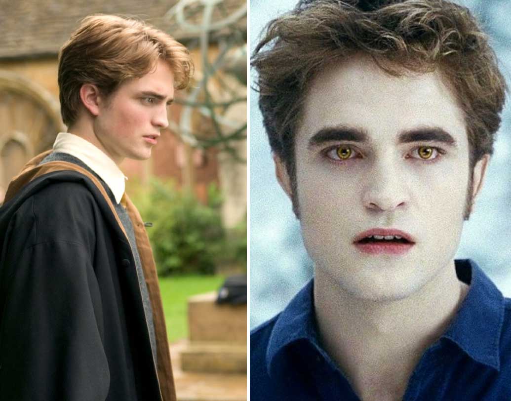 রবার্ট প্যাটিনসন (সেড্রিক ডিগড়ি): রবার্ট প্যাটিনসন, স্পার্কলি ভ্যাম্পায়ার 'এডওয়ার্ড কালেন' হিসেবেই সকলের কাছে পরিচিত। যদিও এর আগে তাঁকে হ্যারি পটারে 'হাফলপাফ' বিভাগের অন্তর্গত সেড্রিক হিসেবে পর্দায় দেখা গিয়েছে। এ বার 'ব্যাটম্যান'-এর মুখ্য চরিত্র ব্রুস ওয়েন হিসেবে দেখা যাবে তাঁকে।