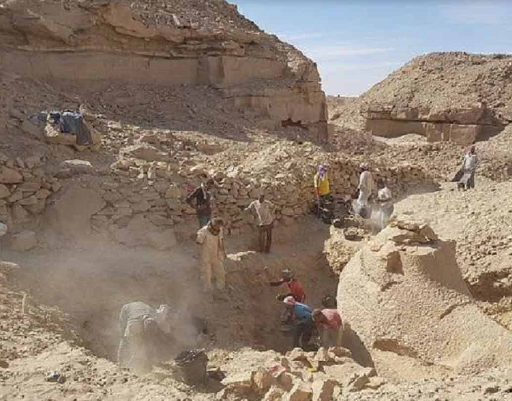 ভেড়ার মুখমণ্ডল বিশিষ্ট আবিষ্কৃত স্ফিংসটি ক্রিওসস্ফিংস নামে পরিচিত। এটির উচ্চতা ৫ মিটার এবং প্রস্থ ৩.৫ মিটার। কালের প্রবাহে এর মাথার দিকটা বেশ কিছুটা ক্ষয়ে গিয়েছে।