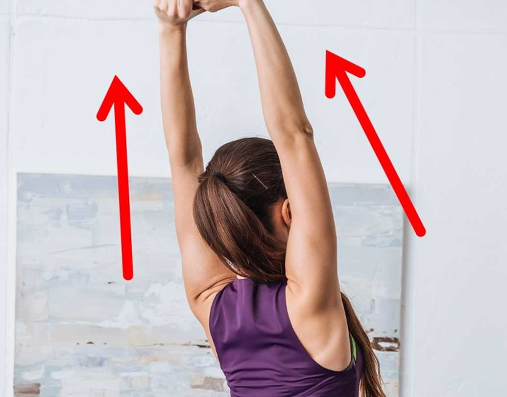 শ্বাসকষ্ট: অনেক সময় ডায়াফ্রামের পেশি সঙ্কোচনের ফলে শ্বাসকষ্ট হয়। দু’হাত উপরে তুলে স্ট্রেচিং করুন। ডায়াফ্রামের আয়তন বৃদ্ধি পায় এতে। শ্বাসকষ্ট নিরাময় হয়।