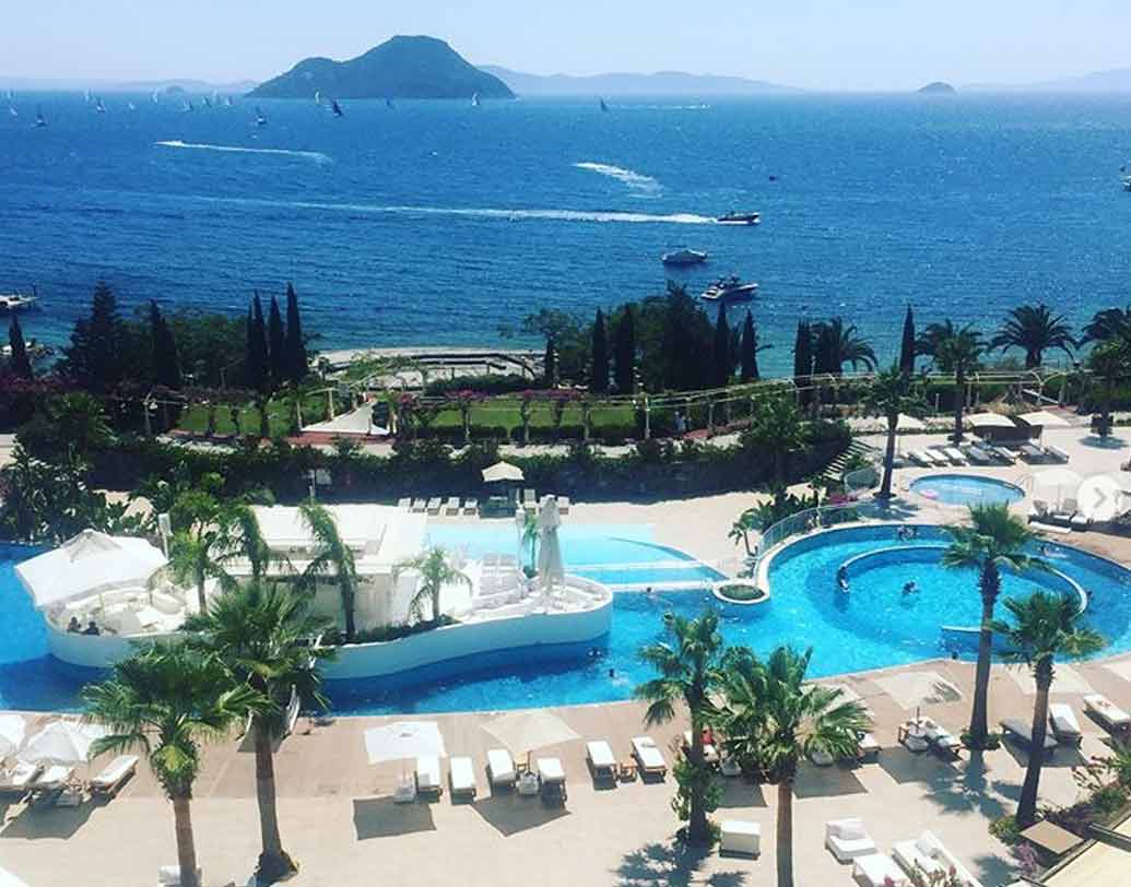 শোনা যাচ্ছে, স্পা, জিম কর্নার, সুইমিং, বিলাসব্যসনের যাবতীয় সম্ভার থাকছে বোদরুমের ওই হোটেলে। রয়েছে প্রাইভেট বিচ এবং হেলিপ্যাডও।