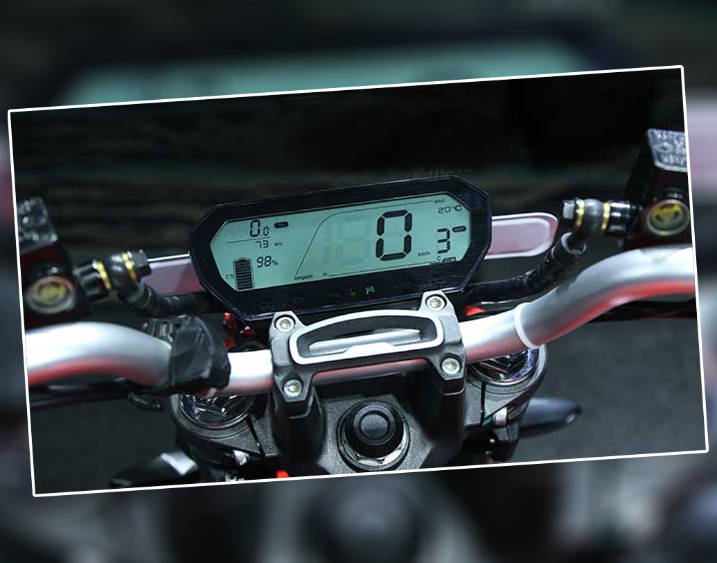 বাইকটির কনসোলে কতটা চার্জ আছে, বাইকটি কত ঘণ্টা চলেছে, স্পিডোমিটার এবং ট্র্যাকোমিটার ছাড়াও বাইকটিতে কোনও ত্রুটি দেখা দিলে তা-ও দেখাবে কনসোলে।