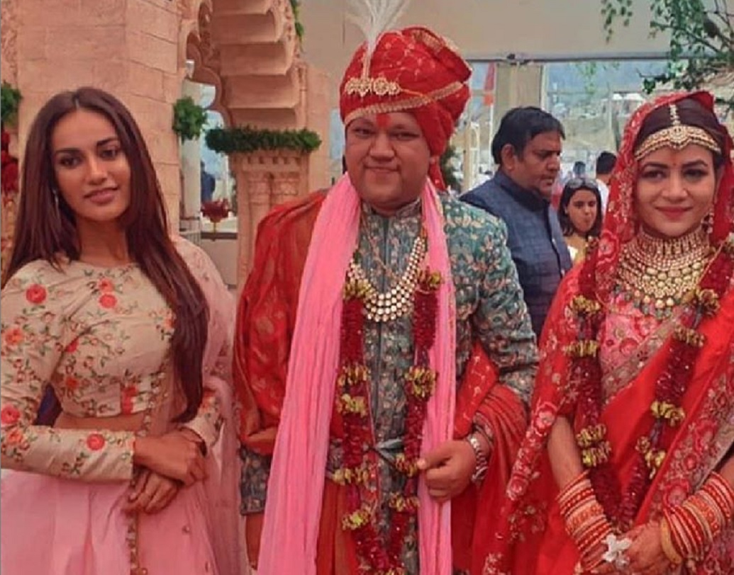 টেলি জগতের একাধিক পরিচিত মুখকেও দেখা যায় ওই বিয়েতে। যাঁদের মধ্যে অন্যতম হলেন ‘নাগিন’ খ্যাত সুরভি জ্যোতি, রোশনি চোপড়া, সানা খান, নিয়া শর্মা, হুসেন কুয়াজেরওয়ালা, ইন্ডিয়ান আইডল খ্যাত অভিজিত সবন্ত এবং সঙ্গীত পরিচালক মিঠুন।