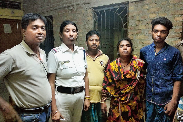 Police searched many villages to return a woman to her house