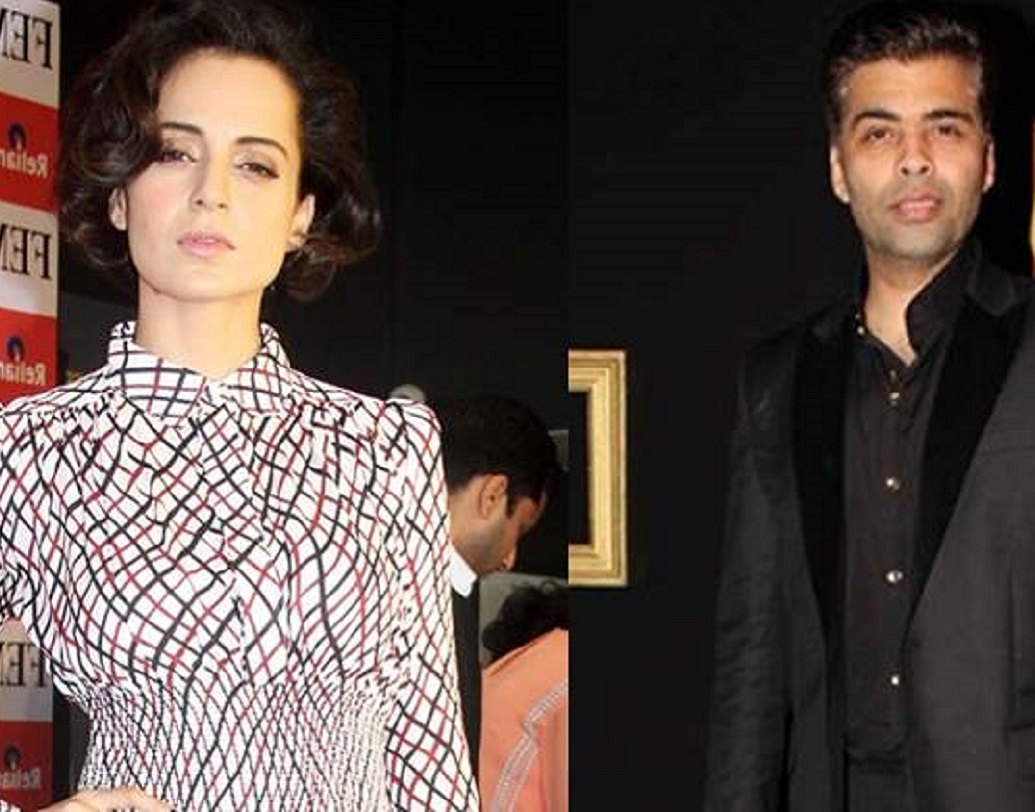 কর্ণ জোহরের টক শোয়ে গিয়ে সরাসরি কর্ণকে আক্রমণ করে কঙ্গনা বলেন, বলিউডে স্বজনপোষণের পতাকাধারী তিনি। ট্যালেন্টের বদলে তিনি স্টারকিডদেরই অভিনয়ের সুযোগ দেন। এরপর চুপ থাকেননি কর্ণও, তিনিও কঙ্গনাকে বরাবর ‘আক্রান্ত’, ‘শোষিত’-র অভিনয় থেকে দূরে থাকতে বলেন।