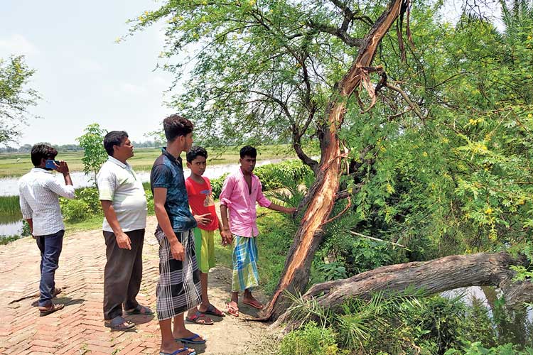 এখানেই পড়ে বাজ। নিজস্ব চিত্র