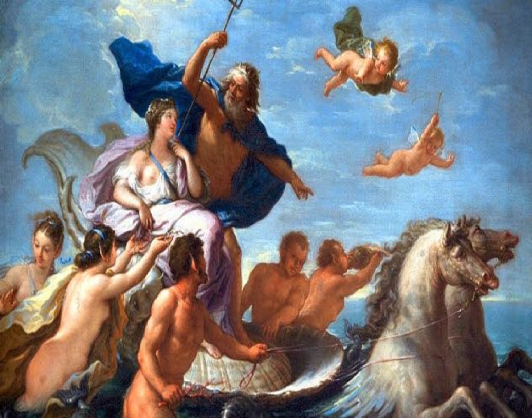 বহু মানুষের মতে অ্যাটলান্টিস নামটি আটলান্টিক মহাসাগরের নাম থেকে এসেছে। কিন্তু প্লেটোর লেখনী অনুযায়ী, গ্রিসের সমুদ্রের ভগবান পোসাইডনের প্রথম সন্তান অ্যাটলাসের নাম থেকে এই শহরের নামকরণ করা হয়।