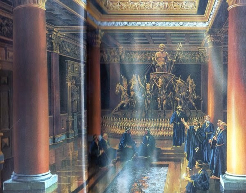 বলা হয়ে থাকে এই শহরটিতে সুন্দর নাগরিকের পাশাপাশি, একটি পোসেইডনের মন্দির এবং কঙ্ক্রিটের প্রাচীরের পাশাপাশি জল যাতায়াতের জন্য খালের সুব্যাবস্থা ছিল।