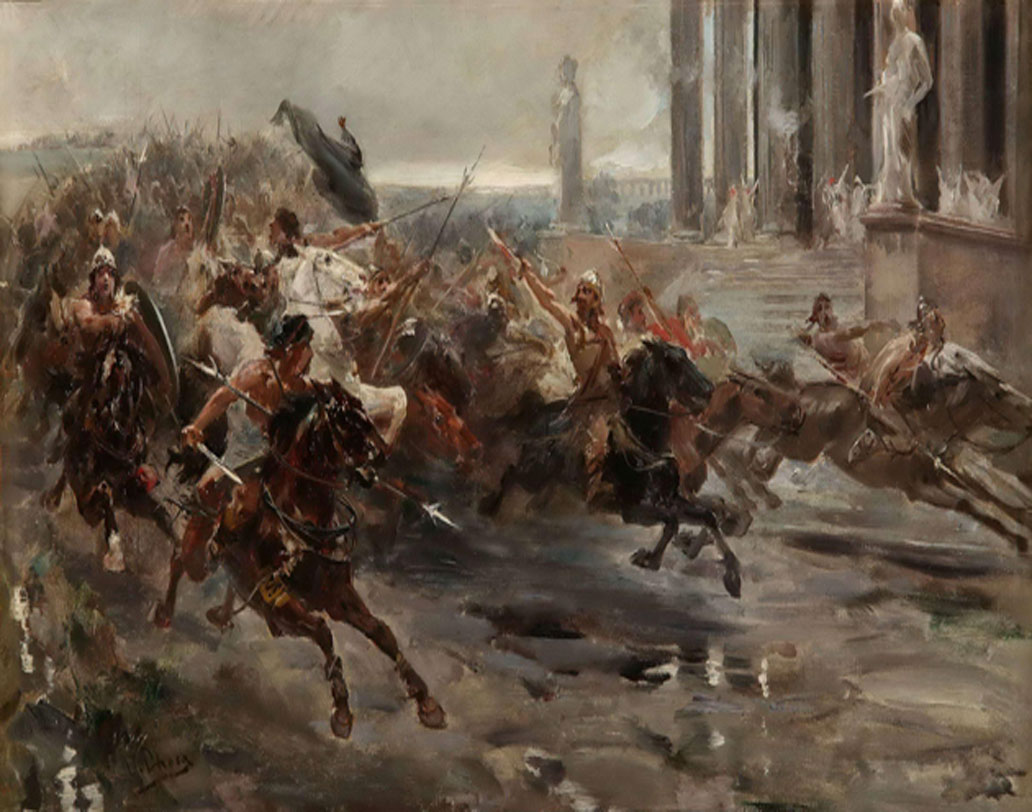 এটিলার নেতৃত্ব সংগঠিত হূন জাতি সাম্রাজ্য গড়ে তুলেছিল মধ্য এশিয়ার বিস্তীর্ণ অংশে। নৃশংস ও দুর্ধর্ষ যোদ্ধা এটিলাকে বলা হয় ‘এটিলা দি হূন’ বা ‘এটিলা দি হান’। ৪৩৪ খ্রিস্টাব্দ থেকে শুরু করে ৪৫৩ খ্রিস্টাব্দ অবধি একদিকে ইউরাল নদী থেকে রাইন নদী অবধি, অন্যদিকে দানিয়ুব নদী থেকে রাইন নদী অবধি বিশাল সাম্রাজ্য স্থাপন করেছিলেন এটিলা।   ছবি : সোশ্য়াল মিডিয়া