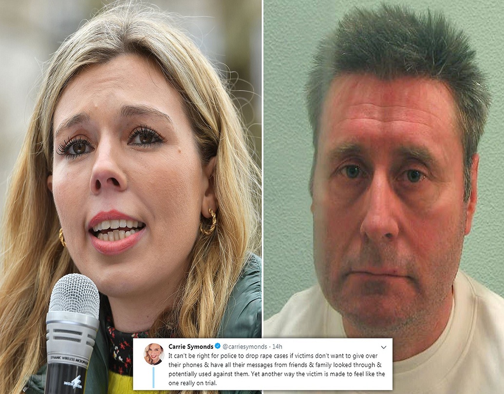 ২০০৭ সালে সিরিয়াল ব্ল্যাক ক্যাব রেপিস্ট জন ওরবয়েজসের প্রায় শিকার হয়েছিলেন তিনি। এই ঘটনার পরই ক্যারি মিডিয়ার স্পটলাইটে আসেন। বিভিন্ন তির্যক মন্তব্যের শিকারও হতে হয়েছিল তাঁকে।