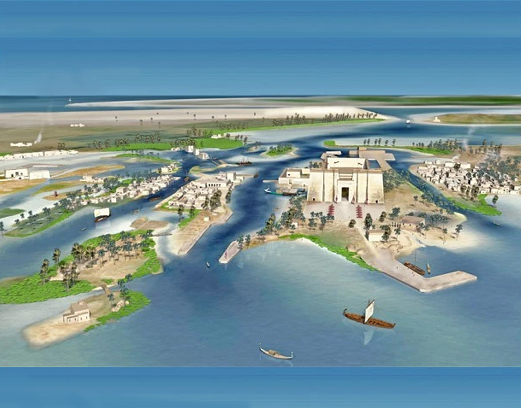 নীল নদের ঠিক সামনেই অবস্থিত ছিল এই শহর, যার নাম হেরাক্লিওন। এই শহর ঘিরে রয়েছে নানা ইতিহাস। নীল নদের রানি হিসেবে ক্লিওপেট্রার অভিষেক ঘটেছিল এই শহরের মন্দিরেই। আবার ‘হেলেন অব ট্রয়’, যাকে মিশরীয় সভ্যতায় সবচেয়ে সুন্দরী নারী হিসাবে গণ্য করা হয়, তিনিও প্যারিসের সঙ্গে পালিয়ে আশ্রয় নিয়েছিলেন এই শহরেই।