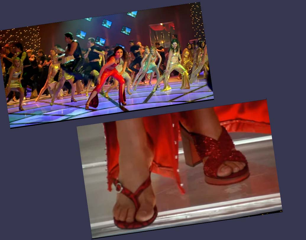 করিনা কপূরের জুতোর সিনটা মনে আছে নিশ্চয়ই। সিনেমায় দেখানো হয় হৃতিক রোশন তাঁর জুতোর ভুল ধরিয়ে দিলেও করিনা সেটিকে স্টাইল বলেন এবং বেরিয়ে যান। প্রম পার্টিতে কিন্তু করিনাকে দুই পায়ে ঠিক জুতো পরেই দেখা যায়।