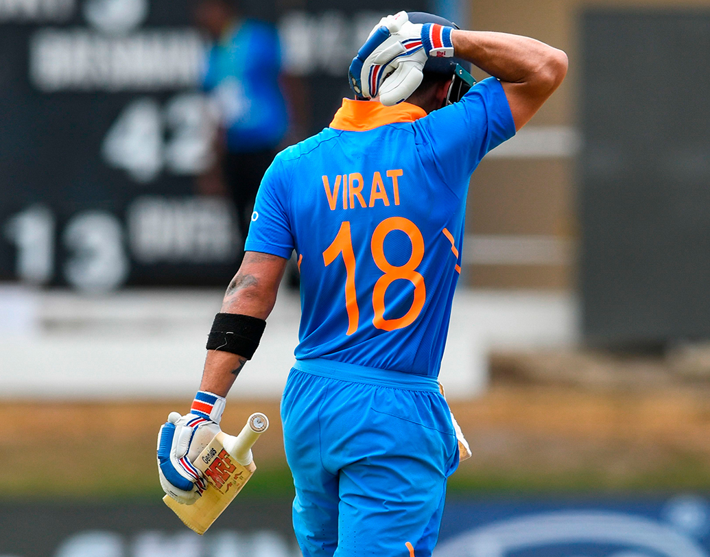 বিশ্বকাপে ভাল শুরু করেও বার বার আউট হয়ে যাচ্ছিলেন। তাঁর ব্যাট থেকে আসছিল না সেঞ্চুরিও। এই সিরিজে সেই সব নেতিবাচক দিকগুলোকে ফেলে দিলেন অতলান্তিক মহাসাগরে।