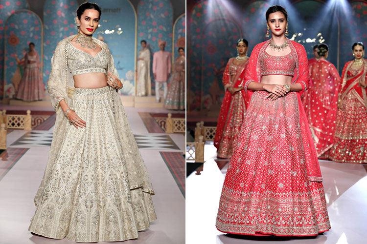 রেশমের লেহঙ্গাও কিন্তু বিয়েবাড়িতে দারুন মানাবে।