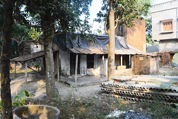 কাশীরাম দাসের জন্মভিটে। কাটোয়া। —নিজস্ব চিত্র।