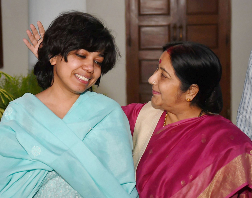 ২০১৬-র জুলাই মাসে কাবুলে অপহৃত হয়েছিলেন ভারতীয় স্বেচ্ছাসেবী কর্মী জুডিথ ডি’সুজা। অক্ষত অবস্থায় তাঁকে ভারতে ফিরিয়ে আনার ক্ষেত্রে গুরুত্বপূর্ণ ভূমিকা ছিল সুষমার।