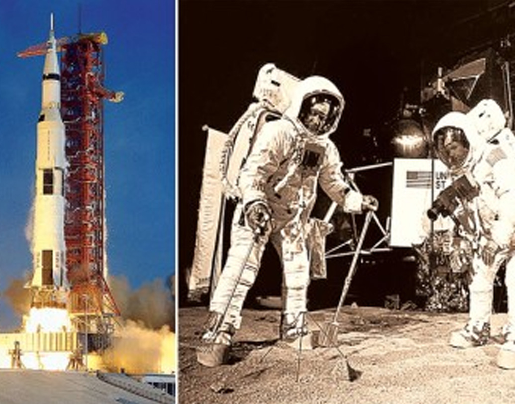 ১৯৬৭ সালে গ্রাউন্ড টেস্টের সময়ে ভয়াবহ অগ্নিকাণ্ডে পুড়ে গিয়েছিল মহাকাশচারীদের পোশাক। ফলে নাসা-র নির্দেশ ছিল, যাতে নতুন পোশাকগুলি এক হাজার ডিগ্রি ফারেনহাইট তাপমাত্রাও সহ্য করতে পারে। ফলে টেফলনের প্রলেপ সমেত গ্লাস মাইক্রোফাইবারের বিটা ক্লথ দিয়ে তৈরি হয়েছিল আর্মস্ট্রংয়ের স্পেসস্যুট।