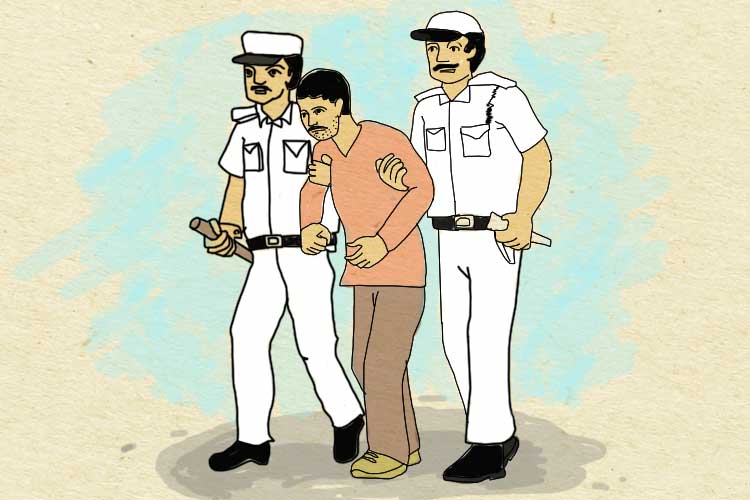 One arrested for giving threat because of facebook post 