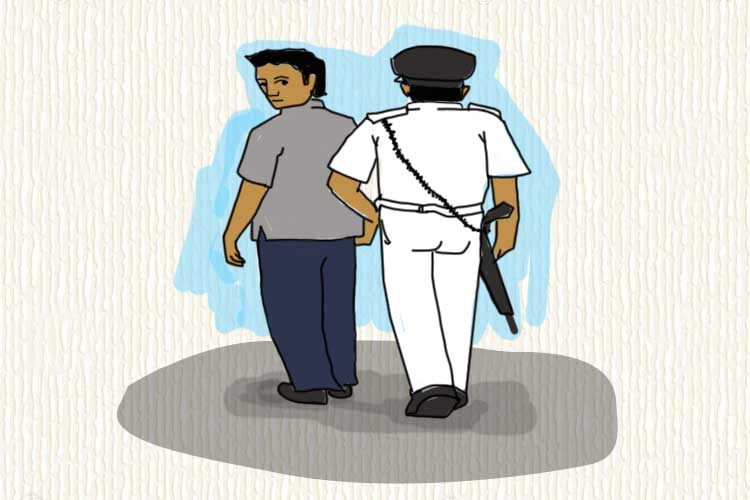 Son of Ex-policeman arrested on stealing a scooter