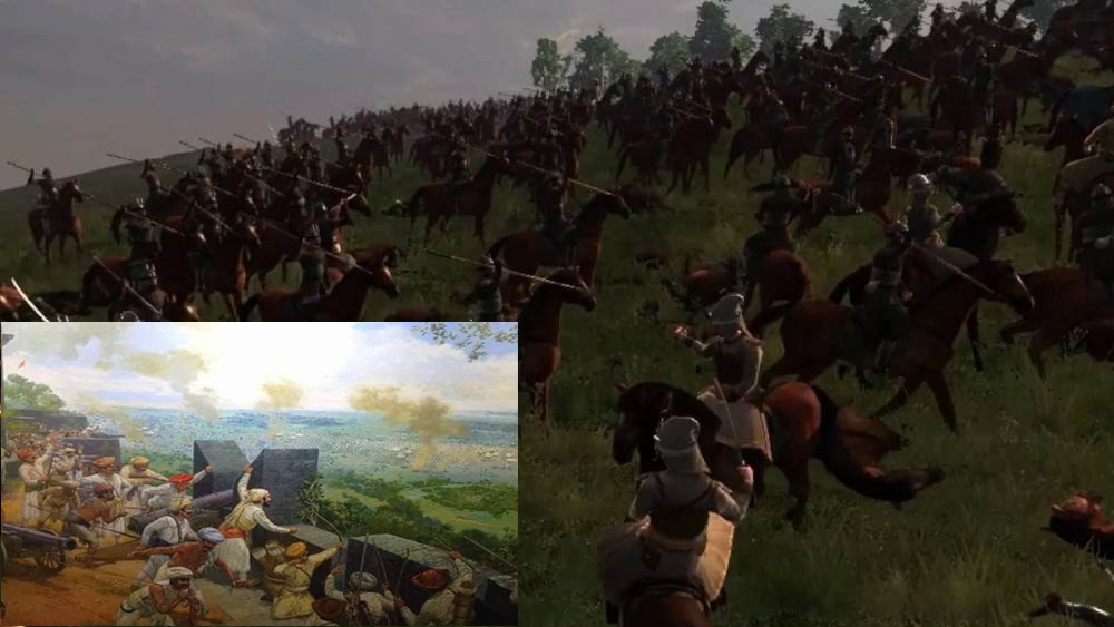 গভীর অন্ধকারে তাদের অতর্কিত আক্রমণে হতচকিত হয়ে পড়ে মুঘলবাহিনী। কিন্তু মুহূর্তের মধ্যে তারাও প্রত্যাঘাত করে। দুর্গের তৎকালীন রক্ষক ছিলেন মুঘলদের অন্যতম রাজপুত সেনাপতি উদয়ভান রাঠৌর। তাঁর সঙ্গে তানাজির মুখোমুখি বিধ্বংসী তলোয়ারের যুদ্ধ হয়। তলোয়ারের রক্তক্ষয়ী ‘ডুয়েলে’ প্রাণ হারান তানাজি।