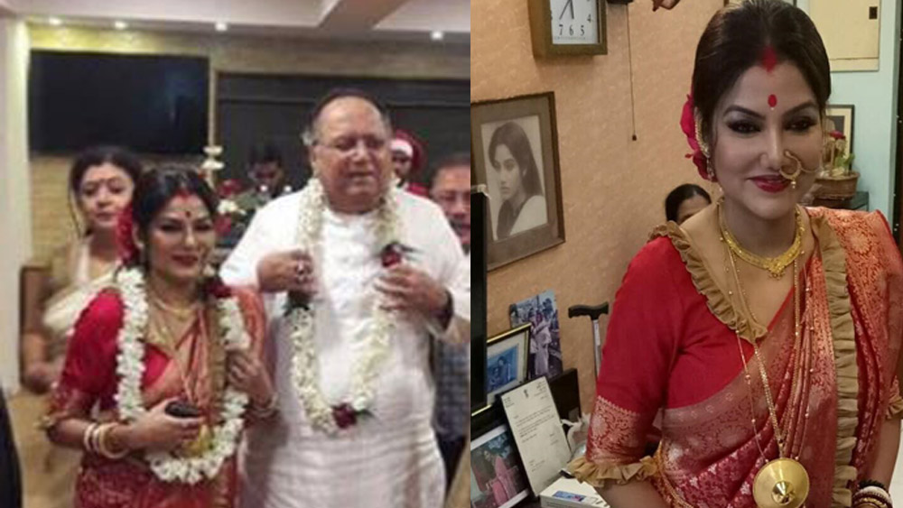 ঘনিষ্ঠ বন্ধুদের সামনেই দু’জনের সম্মতিতে রেজিস্ট্রিতে সই করলেন ওঁরা। হল মালাবদলও। সদ্য বিয়ে হওয়া বর-কনের মুখে তখন হাসিআরধরে না! মনে পরে গেল কি পুরনো দিনের কথা? প্রেমের সেই প্রথম দিনের কথা?