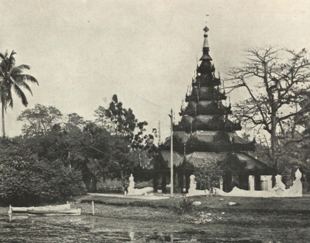 লর্ড ডালহৌসির শাসনকালেতৎকালীন বর্মার বৌদ্ধ প্যাগোডার পরিবর্তিত ঠিকানা হয় ইডেন উদ্যান।বর্মার প্রোম থেকে জাহাজে করে ইডেন উদ্যানে নিয়ে আসা হয় ‘প্যাগোডা’।