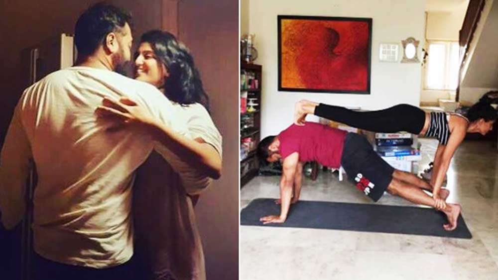 শুভ্রার সঙ্গে শরীরচর্চা করছেন, বল ডান্স করছেন বাড়িতে, এ রকম নানা খুনসুটির ছবিও প্রকাশ্যে এসেছে দুজনের। অনুরাগই পোস্ট করেছেন সেই ছবি।