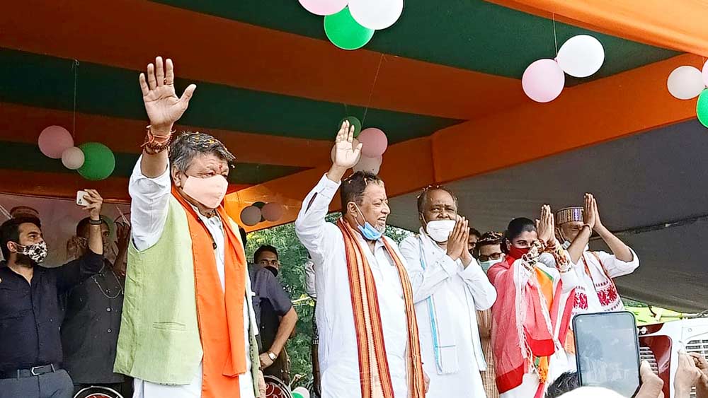 BJP's meeting in Silda