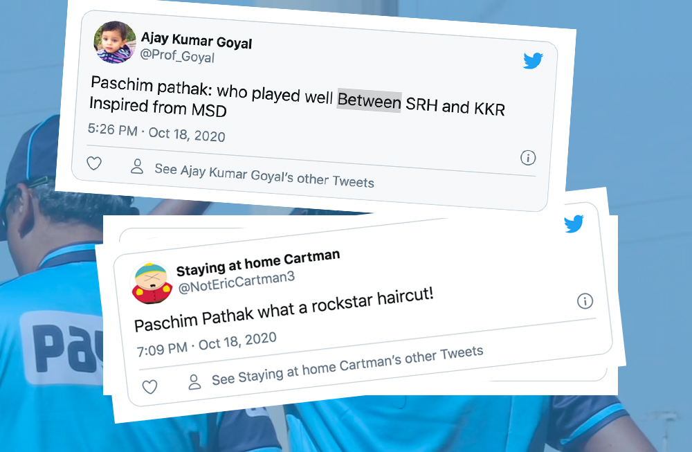 মহিলা আম্পায়ারকে ম্যাচ পরিচালনার দায়িত্ব দেওয়ায় নেটাগরিকদের একাংশ তো সোশ্যাল মিডিয়ায় আইসিসি-কে ধন্যবাদ জানাতেও শুরু করে দিল। কিন্তু পরে জানা গেল, লম্বা চুলের আম্পায়ার মহিলা নন। তিনি পুরুষ। নাম, পশ্চিম পাঠক।