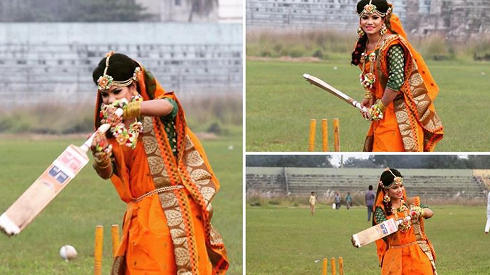 ছবি ভাইরাল হলেও এ ভাবে ফটোশ্যুট করার কোনও পরিকল্পনা আগে থেকে ছিল না বলে বাংলাদেশের এক সংবাদ মাধ্যমকে জানিয়েছেন সানজিদা।