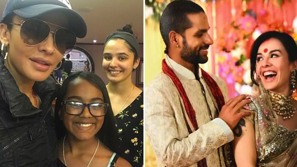 বিয়ে করার সময় আয়েশার শর্ত ছিল, তাঁর মেয়েদের সঙ্গে শিখরের সম্পর্ক যেন মসৃণ হয়। আলিয়া এবং রিয়ার সঙ্গে সহজ সম্পর্কের পরেই শিখরকে বিয়ে করেছিলেন আয়েশা।