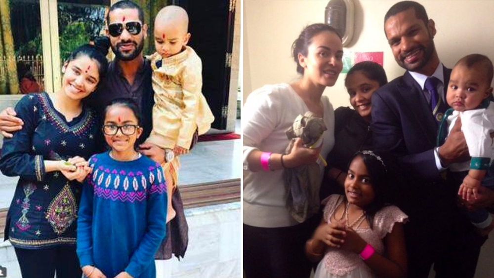 ২০১৪ সালে জন্ম হয় শিখর-আয়েশার ছেলে জোরাবরের। দুই মেয়ে এবং এক ছেলেকে নিয়ে শিখর-আয়েশার ভরপুর সংসার।