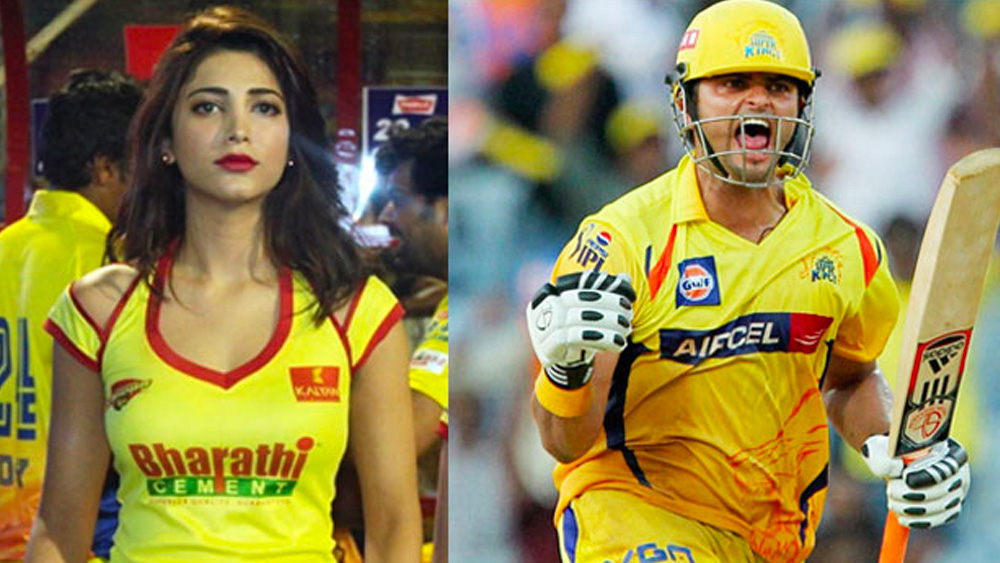 তবে শ্রুতির যে প্রেমের গুঞ্জন সবথেকে বেশি স্থায়ী হয়েছিল, সেই সম্পর্ক ছিল ক্রিকেটার সুরেশ রায়নার সঙ্গে। দু’জনের আলাপ হয়েছি এক কমন বন্ধুর মাধ্যমে। এর পর আইপিএল-এ সুরেশের খেলা মানেই গ্যালারিতে শ্রুতি ছিলেন চেনা মুখ। তাঁকে নিজের ‘লাকি ম্যাসকট’ বলে মনে করতেন সুরেশ।