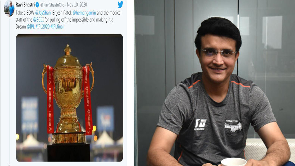 তবে পরে শাস্ত্রী জানিয়েছিলেন, তিনি কোনরকম তিক্ততা মনে রাখতে চান না। তাঁর সাম্প্রতিক টুইটবার্তা অবশ্য সে কথা বলছে না। চলতি বছর অতিমারির আবহে আইপিএল প্রথম থেকেই ছিল অনিশ্চিত। শেষ অবধি মরুশহরে চোখ ধাঁধাঁনো আইপিএল সুসম্পন্ন হয়। এর নেপথ্য কারিগর হিসেবে বিসিসিআই-এর সেক্রেটারি জয় শাহ এবং অন্তর্বর্তীকালীন সিইও হেমাঙ্গ আমিনকে ধন্যবাদ জানান।