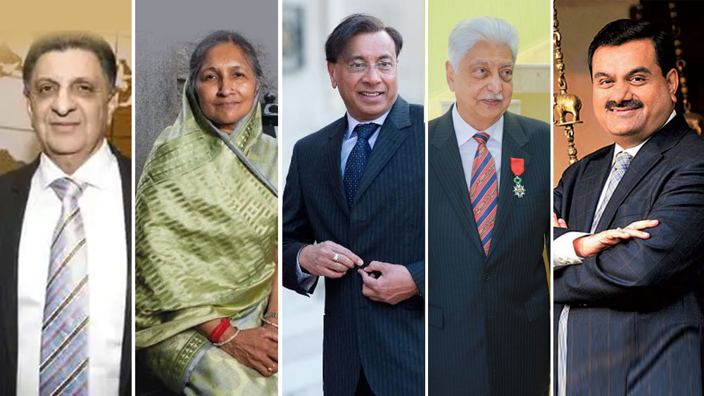 ৫০০ জনের এই তালিকায় মুকেশ অম্বানী-সহ ১৬ জন ভারতীয় শিল্পপতি রয়েছেন। তালিকায় ৪০তম স্থানে রয়েছেন গৌতম আদানি। ৫৬তম স্থানে রয়েছেন আজিম প্রেমজি। ৭১তম স্থানে রয়েছেন শিব নাডার। এ ছাড়াও। তালিকায় জায়গা করে নিয়েছেন উদয় কোটাক, সাইরাস পুনাওয়ালা, লক্ষ্মী মিত্তল। রাধাকিষান দামনি, দিলীপ সাংভি, সুনীল মিত্তল, নুসলি ওয়াদিয়া, বেণুগোপাল বাঙ্গুর, সাবিত্রী জিন্দর, কুমার বিড়লা, বিক্রম লাল এবং রাহুল বজাজ।