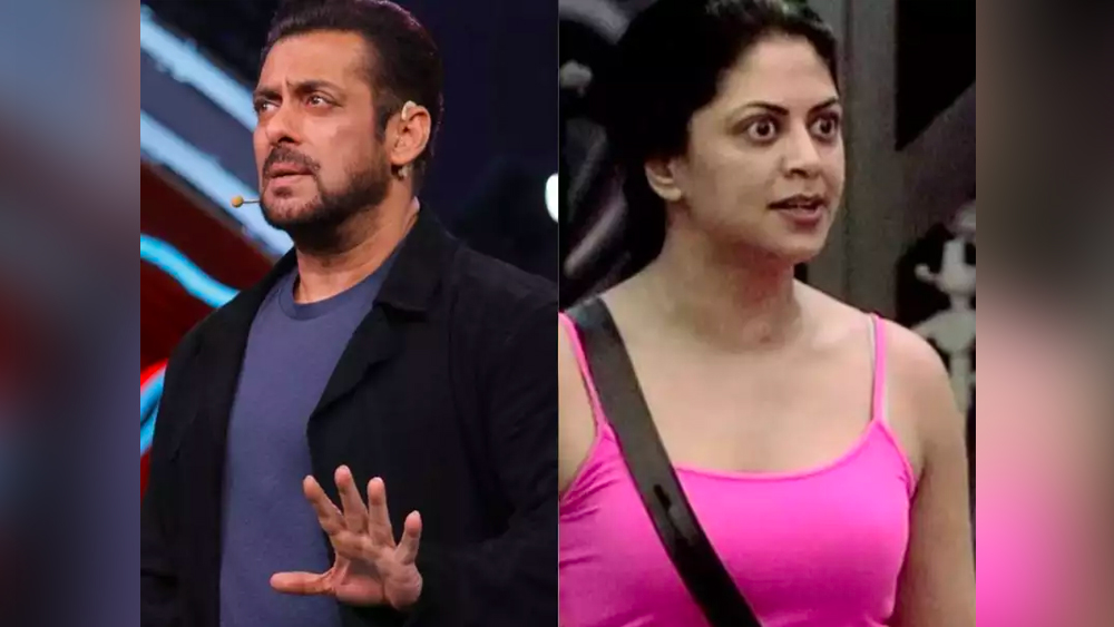 সলমন খানের সঙ্গেও কথা কাটাকাটিতে জড়িয়ে পড়েন কবিতা।