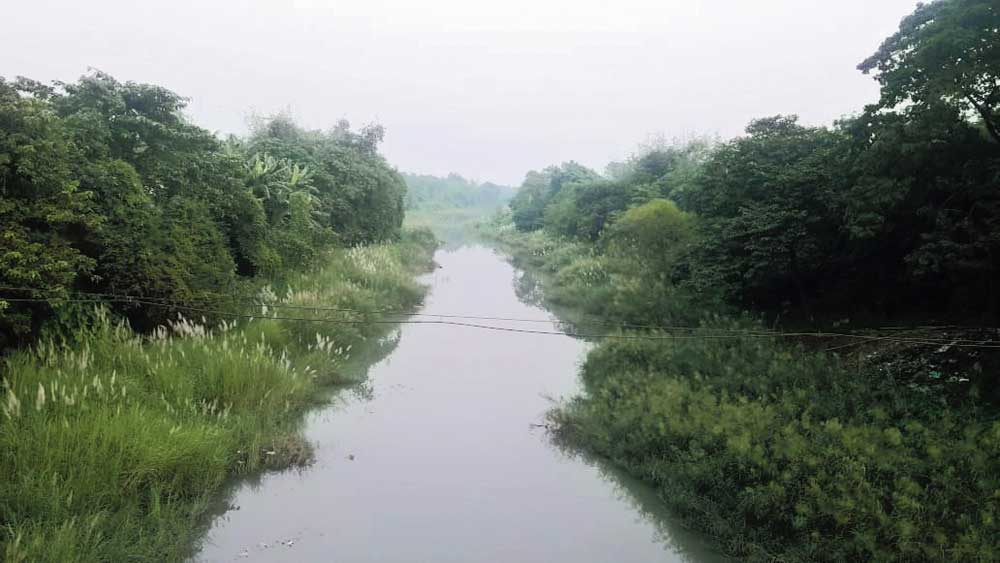 দূর্বাচাটি নদী। নিজস্ব চিত্র।
