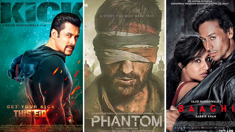 ‘কিক’, ‘ফ্যান্টম’, ‘টু স্টেটস’, ‘বাঘি’, ‘ঢিসুম’-সহ অসংখ্য সুপারহিট ছবি মুক্তি পেয়েছে নাদিয়াদওয়ালা ব্যানারে।