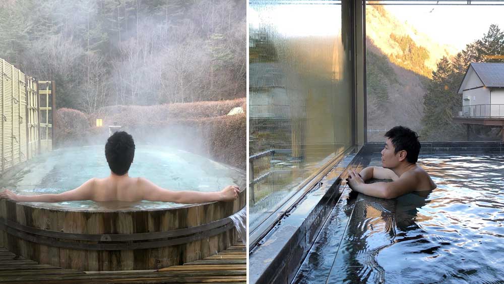 সুপ্রাচীন এই হোটেলের মূল আকর্ষণ হল উষ্ণ প্রস্রবণ।