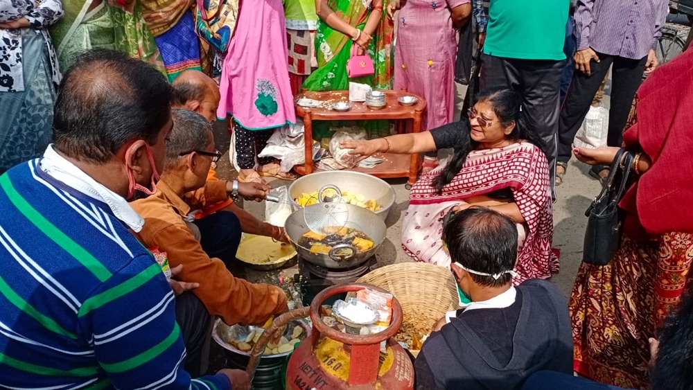 New style of agitation by BJP at Sheoraphuli dgtld