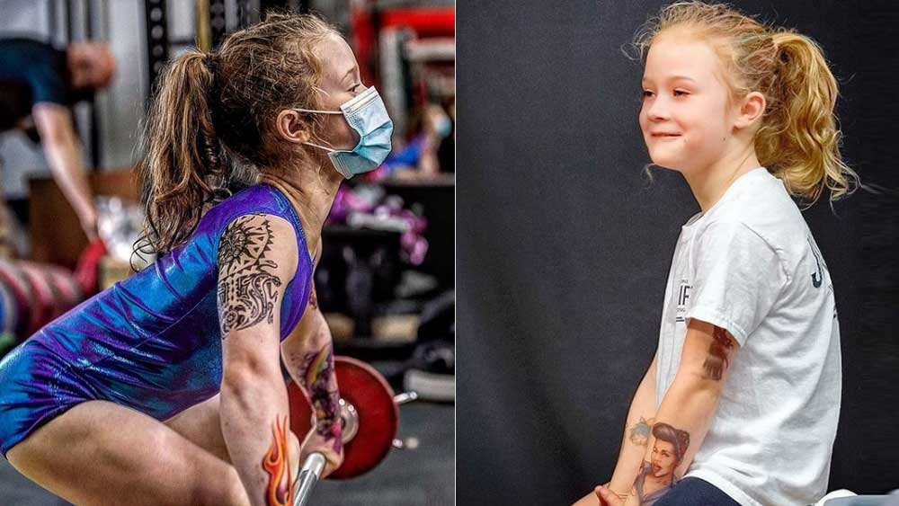 অনুশীলনের উপযুক্ত সাজপোশাক তো সে করেই। তার সঙ্গে একটা নকল ট্যাটু লাগায় হাতে। সেখানে লেখা থাকে ‘ইটস কুল!’ এ ছাড়া আরও ট্যাটু আছে তার হাতে ও ঘাড়ে। রকমারি ট্যাটু খুবই পছন্দ তার।