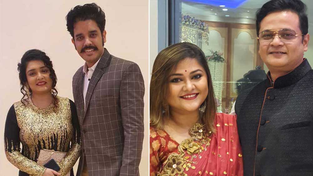 তবে শুধু গৌরব-দেবলীনাই নয়। চট্টোপাধ্যায় পরিবারে আরও এক বার বিয়ের সানাইয়ের সুর বাজতে চলেছে। বিয়ে করছেন তরুণকুমারের নাতি সৌরভ। হবু স্ত্রী অভিনেত্রী ত্বরিতার সঙ্গে তিনি ছিলেন পার্টির অন্যতম আকর্ষণ। ভারতীয় সাজে পার্টি আলো করে থাকলেন আর এক অভিনেত্রী কনীনিকাও। সঙ্গে স্বামী সুরজিৎ।