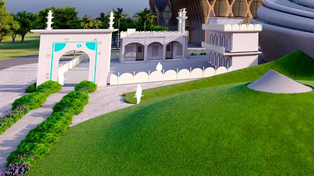 প্রথম দফায় তৈরি হবে মসজিদ। তার পর প্রকল্পের বাকি কাজে হাত দেওয়া হবে। সম্পূর্ণ নির্মাণটি শেষ হতে ২ বছর সময় লাগবে বলে মনে করা হচ্ছে।