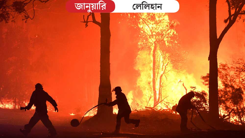 বিপদের শুরু ডিসেম্বর থেকে। আতঙ্ক হয়ে দাঁড়াল জানুয়ারিতে। অস্ট্রেলিয়ার দাবানলও তাই, চিনের ভাইরাস সংক্রমণও তাই। বহু বন্যপ্রাণ কেড়ে নিয়ে দাবানল সম্পূর্ণ নিয়ন্ত্রণে আসে মে মাসে। কিন্তু করোনার মারণগ্রাস চিন থেকে ছড়িয়ে পড়ার পর সারা পৃথিবীকে এখনও জর্জরিত করে রেখেছে। ২০১৯ সালের ৩০ ডিসেম্বর সোশ্যাল মিডিয়ায় অজানা এক ভাইরাস নিয়ে সতর্কবার্তা পোস্ট করেন চিনের চিকিৎসক লি ওয়েনলিয়াং। তার পর সে দেশের গবেষকরা আবিষ্কার করেন, ওই ভাইরাস থেকে ইতিমধ্যেই মানবশরীরে সংক্রমণ ছড়িয়েছে। ১১ জানুয়ারি চিনে ওই ভাইরাস ঘটিত রোগে আক্রান্ত হয়ে প্রথম এক রোগীর মৃত্যু হয়। ২৩ জানুয়ারি উহানে সম্পূর্ণ লকডাউন ঘোষিত হয়। ২১ জানুয়ারি আমেরিকায় প্রথম করোনা সংক্রমণ ধরা পড়ে। ৩০ জানুয়ারি পৃথিবী জুড়ে জরুরি অবস্থা ঘোষণা করে বিশ্ব স্বাস্থ্য সংস্থা (হু)।