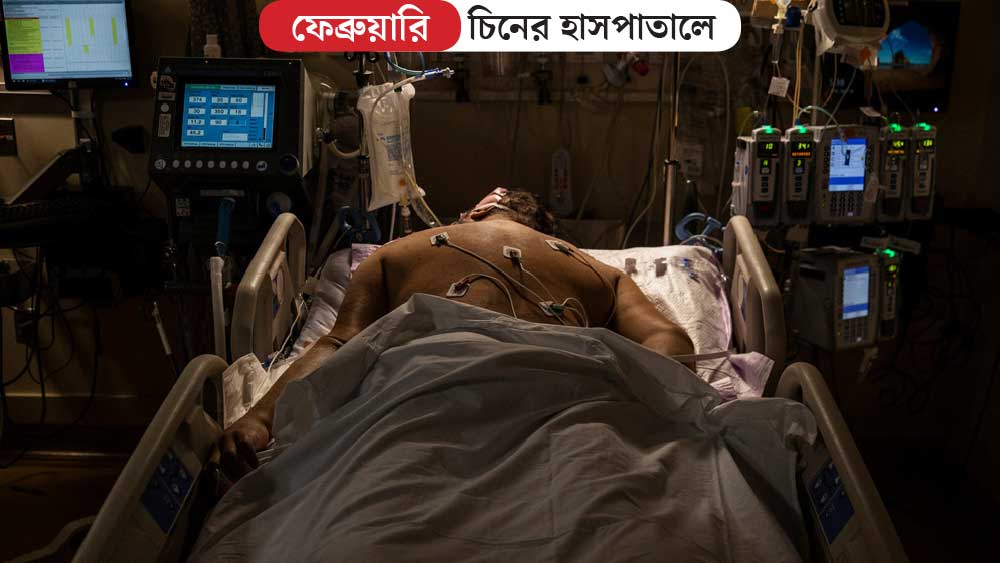 দু’সপ্তাহের মধ্যে উহানে কোভিড হাসপাতাল গড়ে নজির চিনের। ১৪ ফেব্রুয়ারি ইউরোপের মধ্যে ফ্রান্সেই প্রথম এক করোনা রোগীর মৃত্যুর ঘটনা সামনে আসে।  প্যারিসের একটি হাসপাতালে ৮০ বছর বয়সি এক চিনা পর্যটকের মৃত্যু হয়। এশিয়ার বাইরে করোনার প্রকোপে সেটাই প্রথম মৃত্যু। আক্রান্তের সংখ্যা হু হু করে বাড়তে থাকায় ইটালিতে ১০টি শহরে লকডাউন ঘোষণা করা হয়। ২৯ ফেব্রুয়ারি আমেরিকায় প্রথম করোনা রোগীর মৃত্যু। সেখানে সংক্রমণ বেড়ে দাঁড়ায় ৮৭ হাজারে। দেশবাসীকে ইটালি, দক্ষিণ কোরিয়ার মতো ভাইরাস কবলিত দেশে যেতে নিষেধ ট্রাম্প সরকারের।