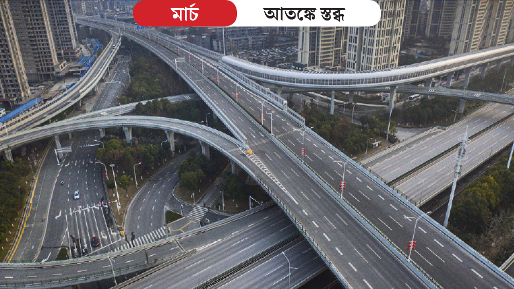 করোনার প্রকোপ ঠেকাতে প্রথম দফায় ২১ দিনের লকডাউনের ঘোষণা ভারতে।  ২৬ মার্চ চিন, ইটালি-কে টপকে সংক্রমণের নিরিখে বিশ্বতালিকায় শীর্ষে আমেরিকা। তখনও পর্যন্ত সেখানে ৮১ হাজার ৩২১ জনের শরীরে করোনাভাইরাস ধরা পড়েছিল। কোভিডে আক্রান্ত হয়ে মারা গিয়েছেন ১ হাজারের বেশি মানুষ। ৩০ মার্চ আমেরিকার ভার্জিনিয়া, মেরিল্যান্ড, ওয়াশিংটন ডিসি-সহ বেশ কিছু জায়গায় মানুষজনকে বাড়ির বাইরে না বেরনোর পরামর্শ প্রশাসনের।