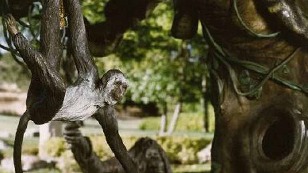 অদ্ভুত সব জিনিসপত্র দিয়ে সাজানো নেভারল্যান্ডে ছিল ফেরিস হুইল এবং মেরি গো রাউন্ডে সাজানো আস্ত একটা বিনোদন পার্ক। পোষ্যদের মধ্যে ছিল ওরাংওটাং এবং হাতি!