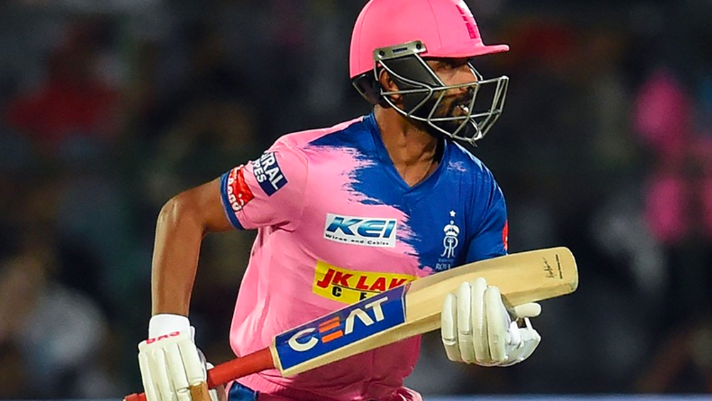 আইপিএল-এর প্রথম মরসুম থেকে তিনি খেলেছেন মুম্বই ইন্ডিয়ান্স, রাজস্থান রয়্যালস, রাইজিং পুণে সুপারজায়ান্ট এবং দিল্লি ক্যাপিটালস-এর হয়ে। ৯৭ ম্যাচে তাঁর স্কোর ৩৭৮৯। গড় ৩৭.৭৩। সর্বোচ্চ স্কোর ১০৫। তবে জাতীয় দলে রাহানে এখন শুধুমাত্রই টেস্ট ম্যাচে ডাক পান।