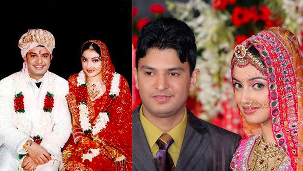 ২০০৪ সালের ডিসেম্বরে মু্ক্তি পায় দিব্যার প্রথম ছবি ‘অব তুমহারে হাওয়ালে বতন সাথিয়োঁ।’ তার ২ মাস পরে বৈষ্ণোদেবী মন্দিরে সাদামাটা অনুষ্ঠানে বিয়ে করেন ভূষণ-দিব্যা। পরে দিল্লি ও মুম্বইয়ে রাজকীয় পার্টির আয়োজন করা হয়।